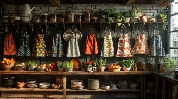 Spécialiste des tabliers de cuisine pour tous styles