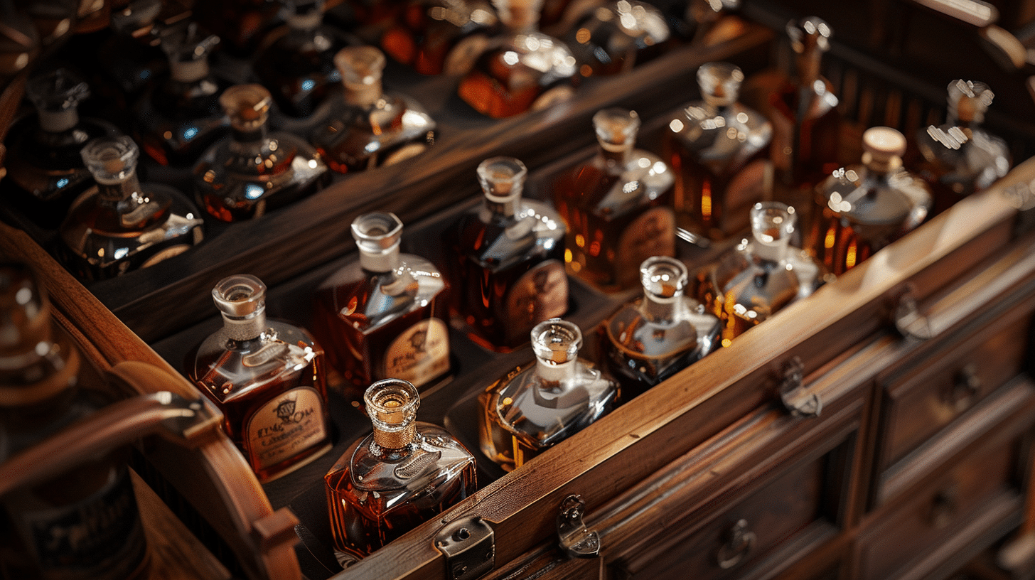 Découvrez le coffret de rhum et de whisky en miniatures